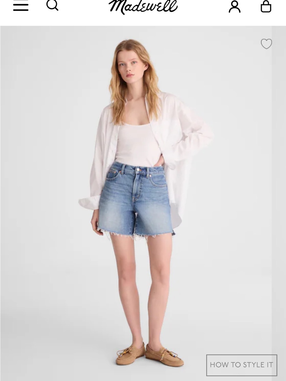 Madewell Curvy Perfect Vintage Short